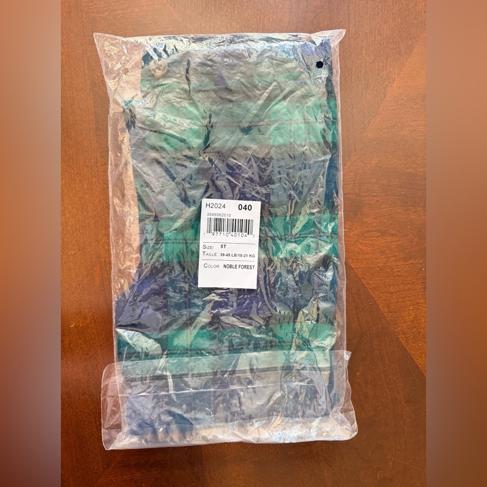 NIB! Gymboree Navy and Green Plaid Noble Forest Pants Trousers - Picture 6 of 6